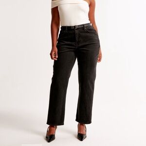 Abercrombie Curve Love High Rise Vintage Straight Jean